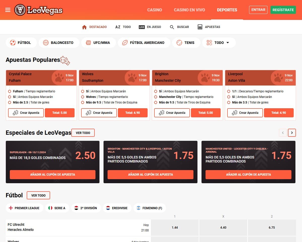 LeoVegas Apuestas Deportivas LeoVegas Apuestas Deportivas