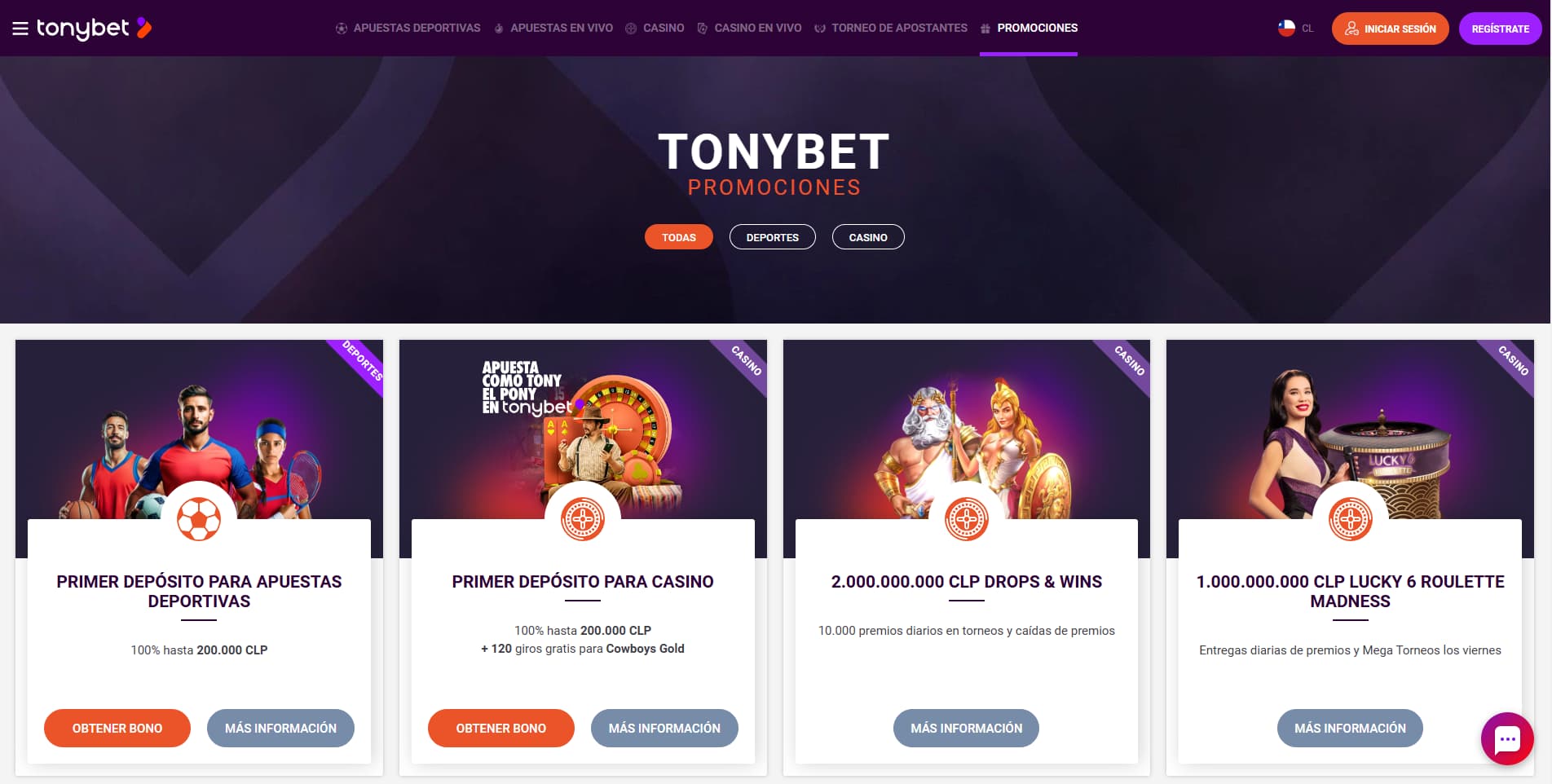 TonyBet Apuestas Bonos TonyBet Apuestas Deportivas